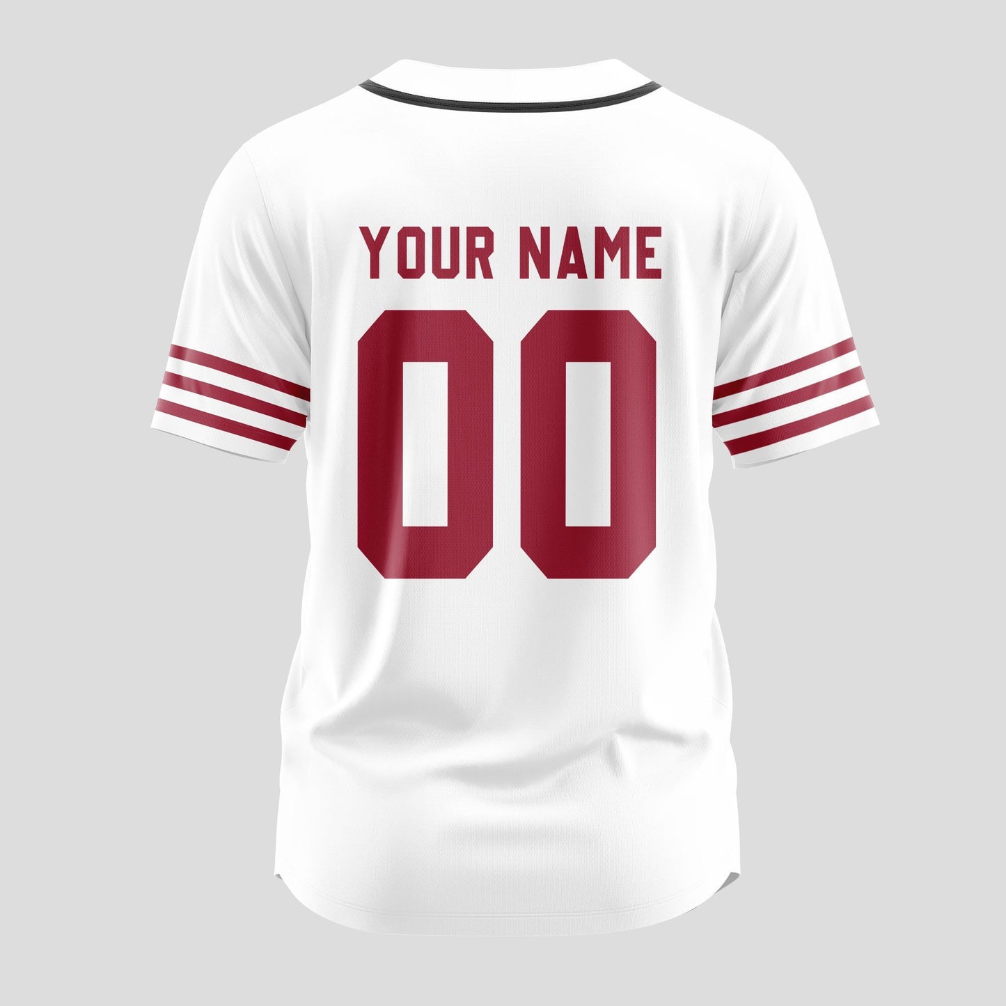 San Francisco 49ers Classic Baseball Jersey Customize Your Name & Number AZEMBJS000078