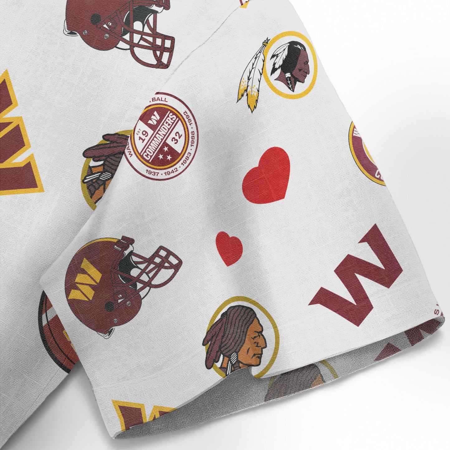 Washington Commanders Personalized Hawaiian Shirt 100% Cotton AZBTCHW000029