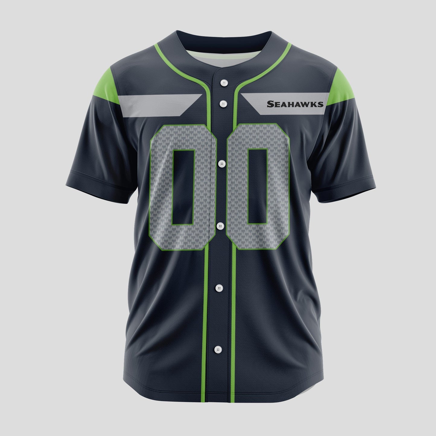 Seattle Seahawks Classic Baseball Jersey Customize Your Name & Number AZEMBJS000087