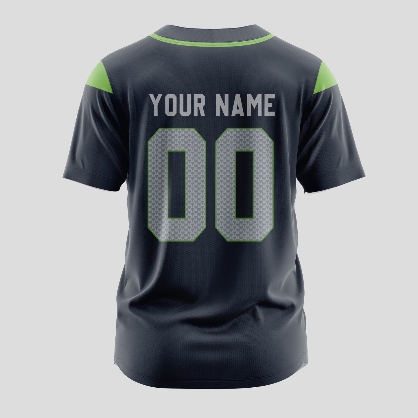 Seattle Seahawks Classic Baseball Jersey Customize Your Name & Number AZEMBJS000087