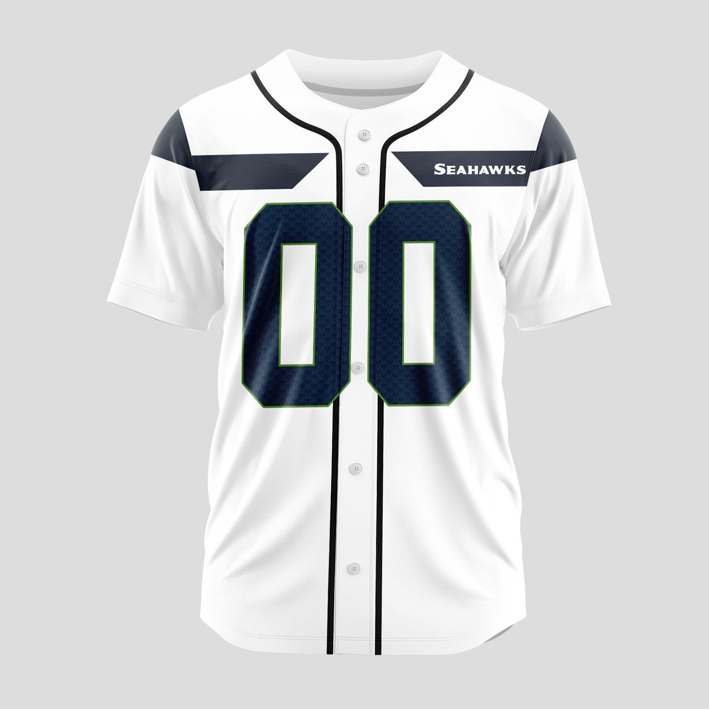 Seattle Seahawks Classic Baseball Jersey Customize Your Name & Number AZEMBJS000089