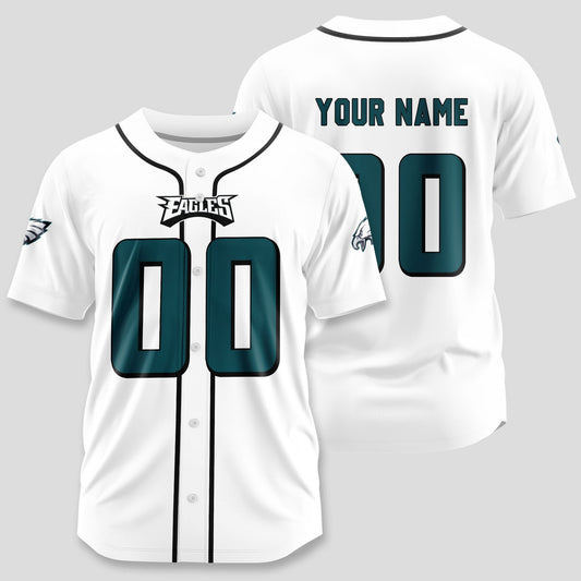 Philadelphia Eagles Classic Baseball Jersey Customize Your Name & Number AZEMBJS000094
