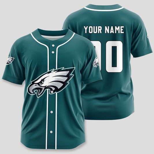 Philadelphia Eagles Classic Baseball Jersey Customize Your Name & Number AZEMBJS000096