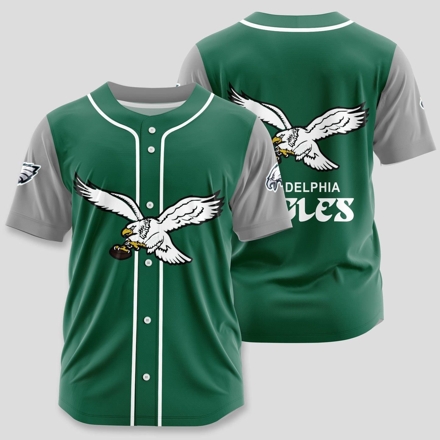 Philadelphia Eagles Classic Baseball Jersey Customize Your Name & Number AZEMBJS000097