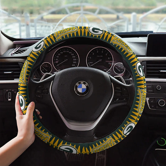 Green Bay Packers Custom 3D Steering Wheel Cover 42