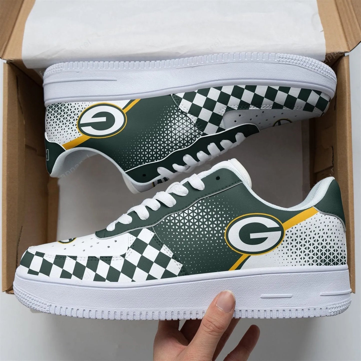 Green Bay Packers Football Air Force 1 Shoes