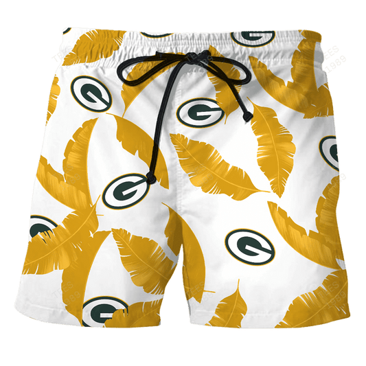 Green Bay Packers Hawaii Shirt & Shorts BG76
