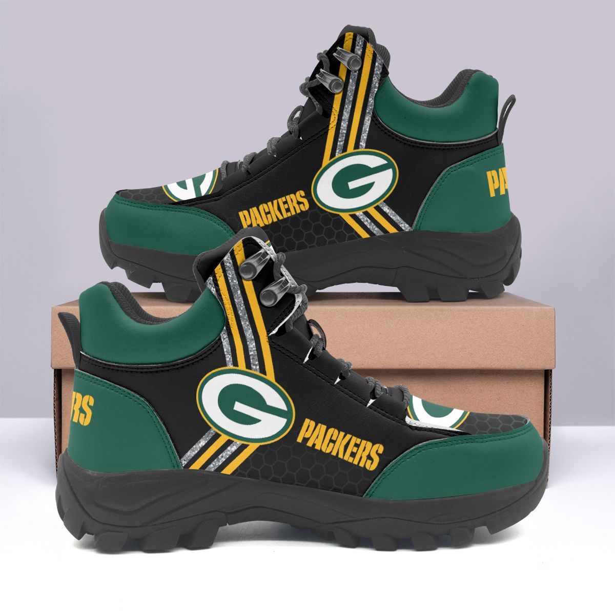 Green Bay Packers Hiking Shoes 69