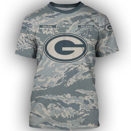 Green Bay Packers Personalized All Over Printed 250