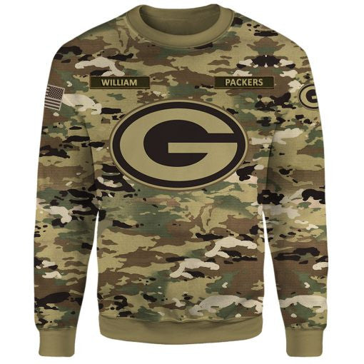 Green Bay Packers Personalized All Over Printed 251