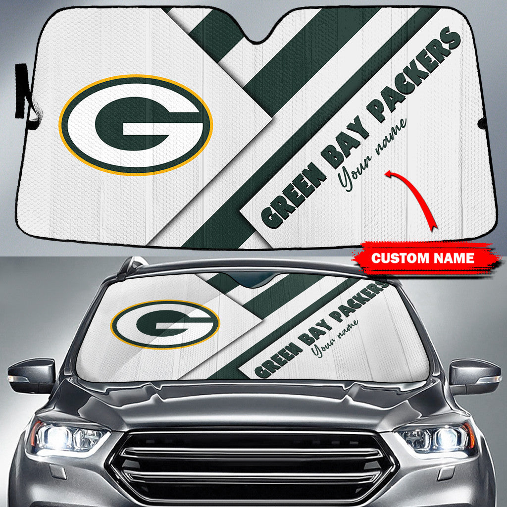 Green Bay Packers Personalized Auto Sun Shade BG110
