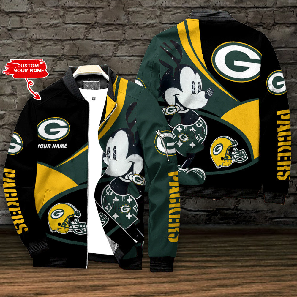 Green Bay Packers Personalized Bomber Jacket BG774