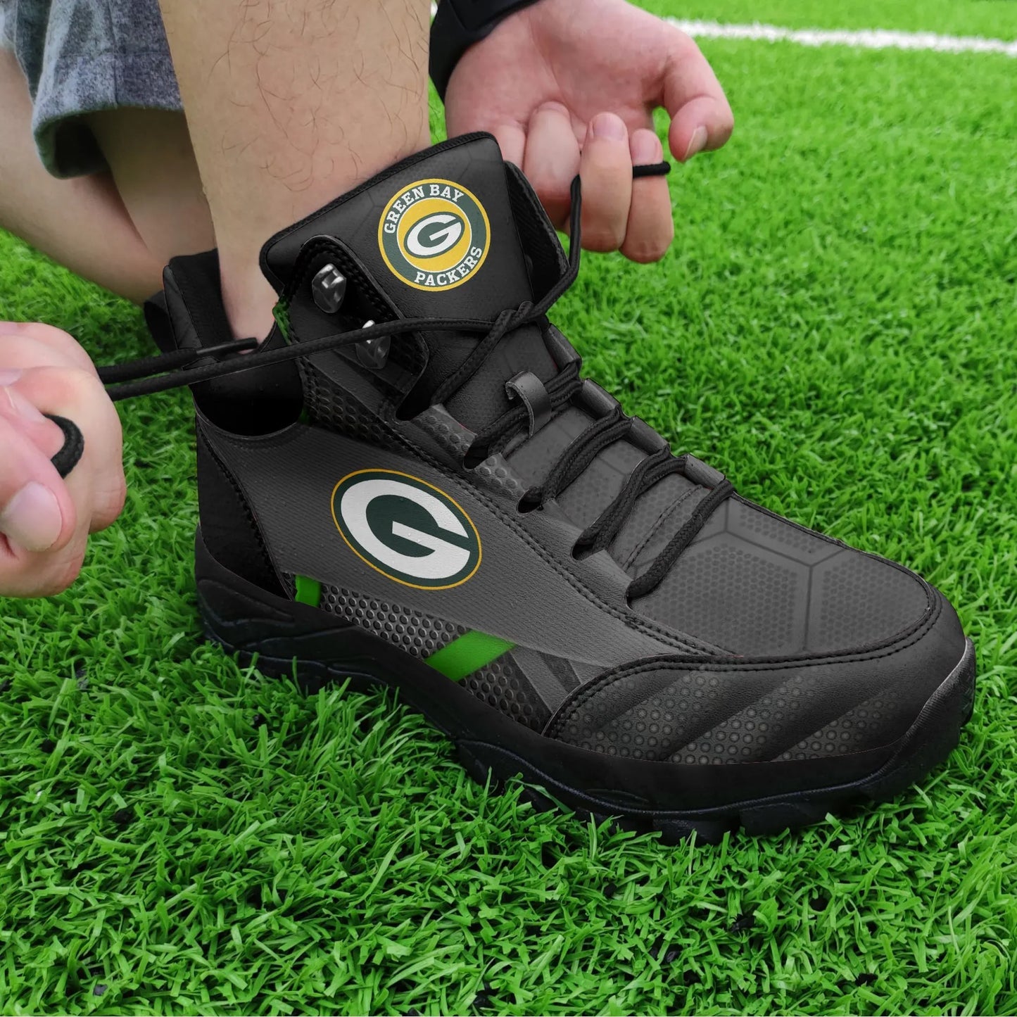 Green Bay Packers Personalized Hiking Shoes 48
