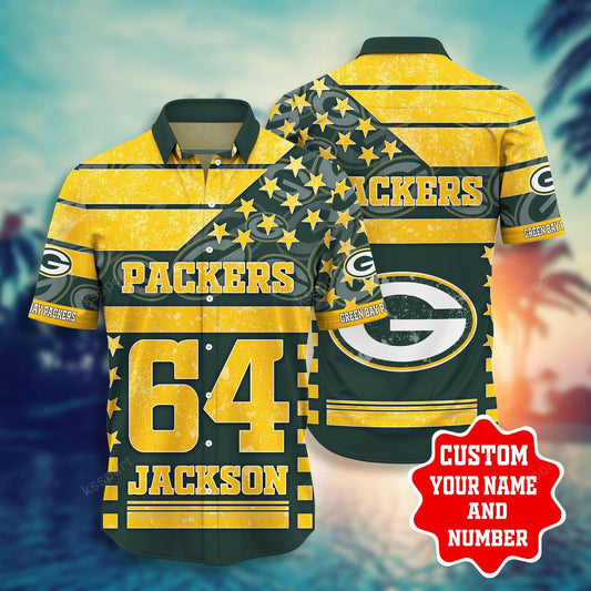 Green Bay Packers Personalized Shirt and Shorts BG230