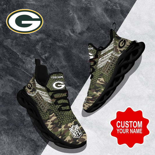 Green Bay Packers Personalized Yezy Running Sneakers SPD601