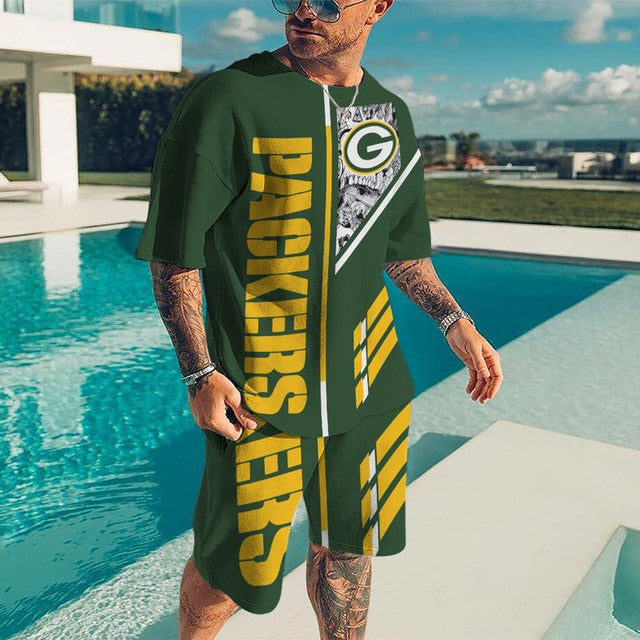 Green Bay Packers T-shirt and Shorts BG252