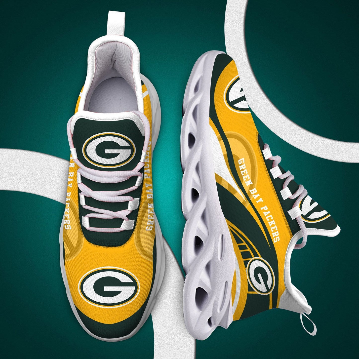 Green Bay Packers Yezy Running Sneakers 170