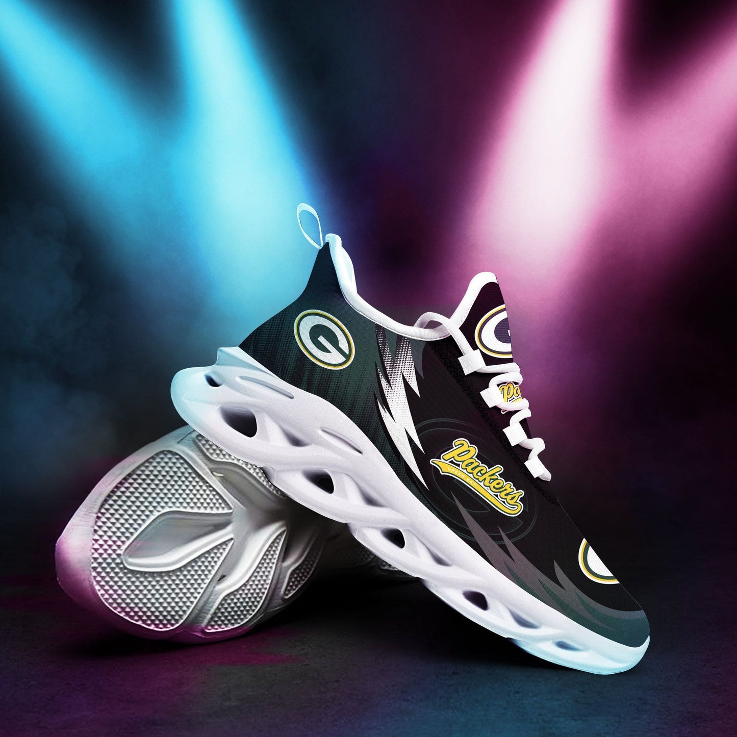Green Bay Packers Yezy Running Sneakers 173