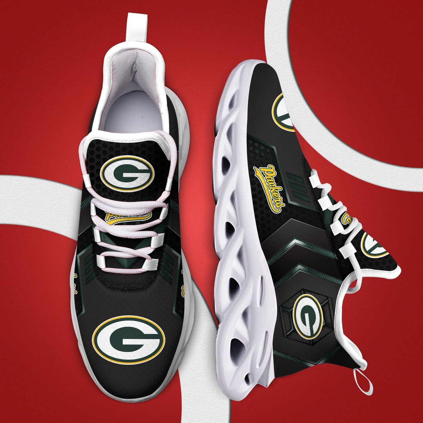 Green Bay Packers Yezy Running Sneakers 210