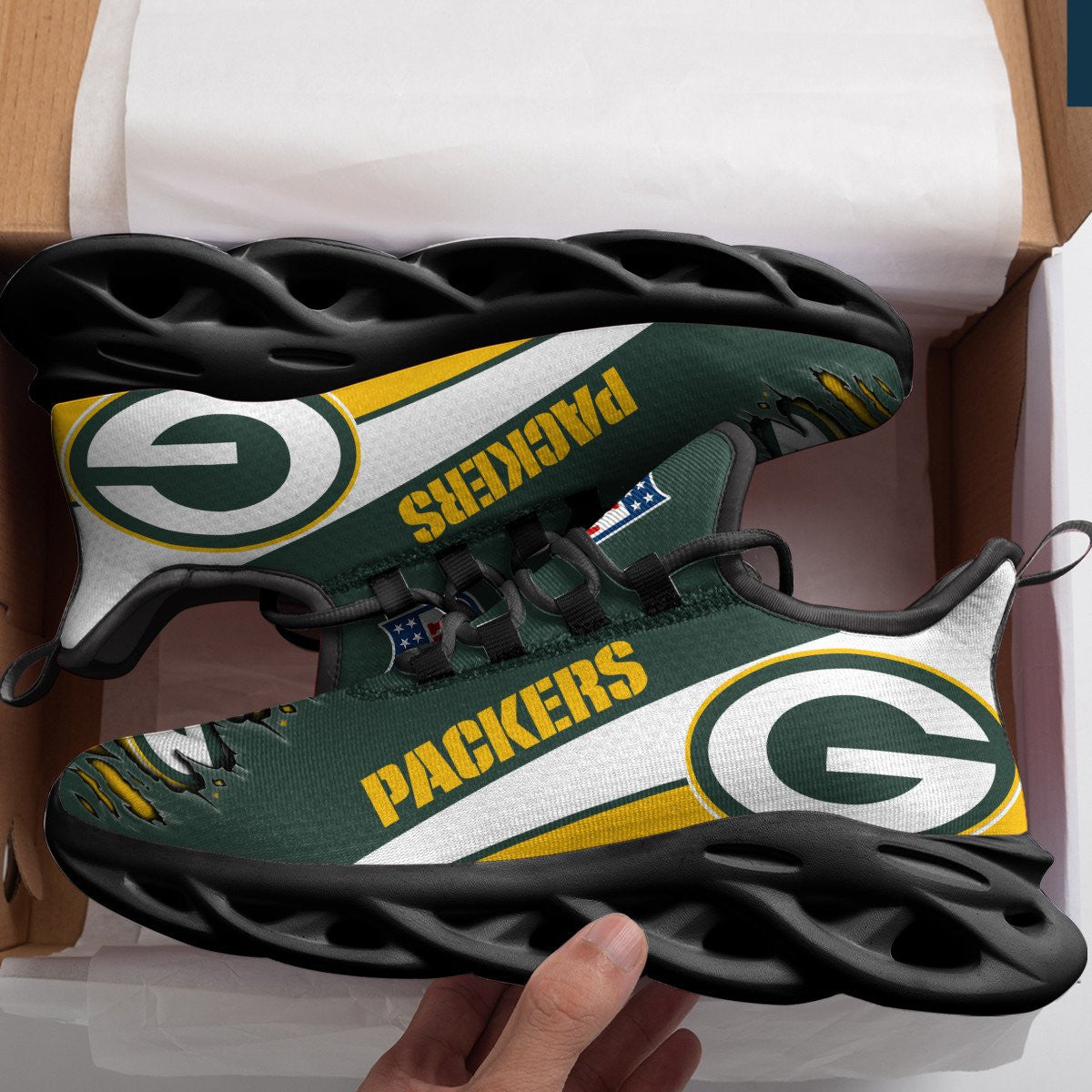 Green Bay Packers Yezy Running Sneakers 949