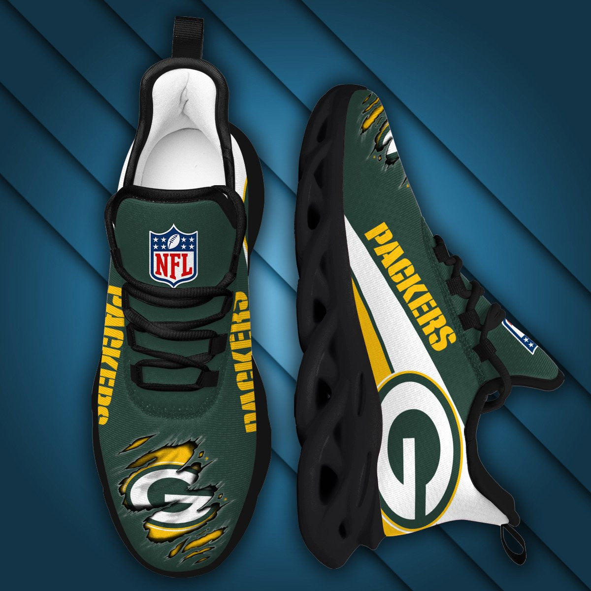 Green Bay Packers Yezy Running Sneakers 949