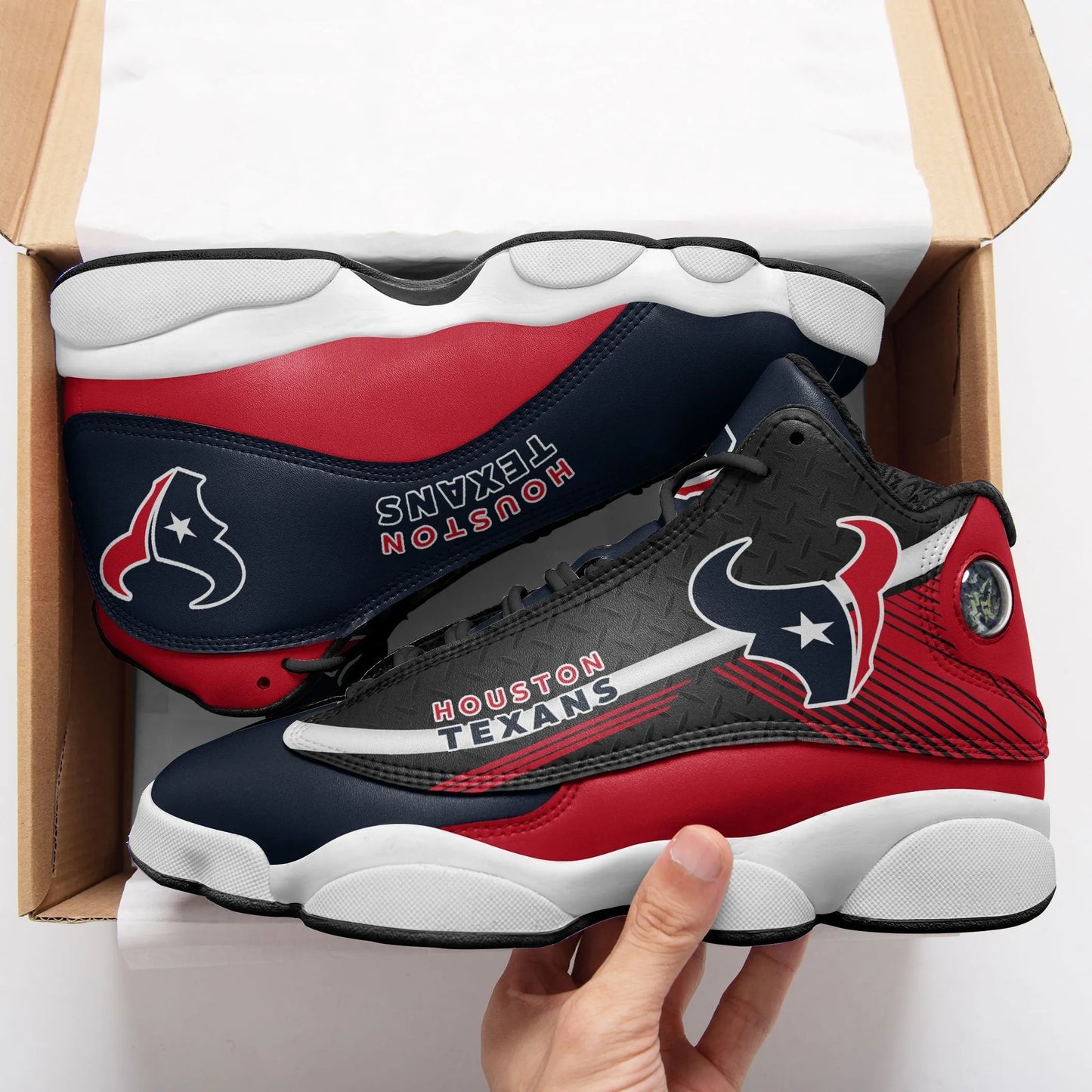 Houston Texans Air JD13 Sneakers 607
