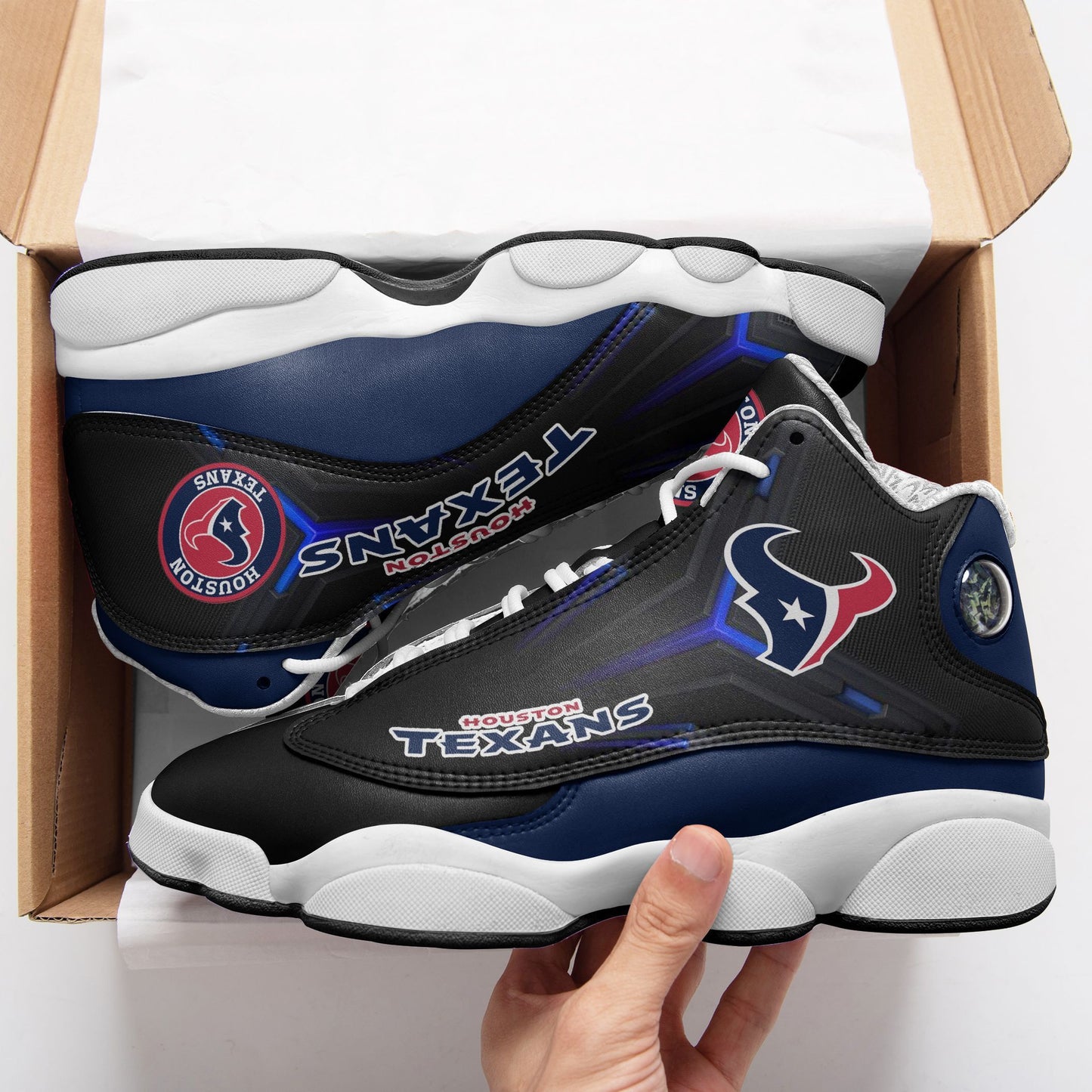 Houston Texans Air JD13 Sneakers 649