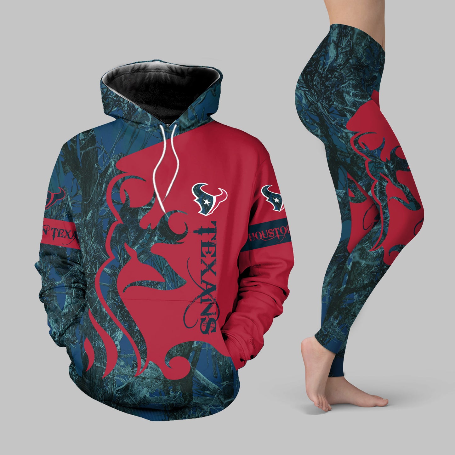 Houston Texans Leggings And Hoodie BG44