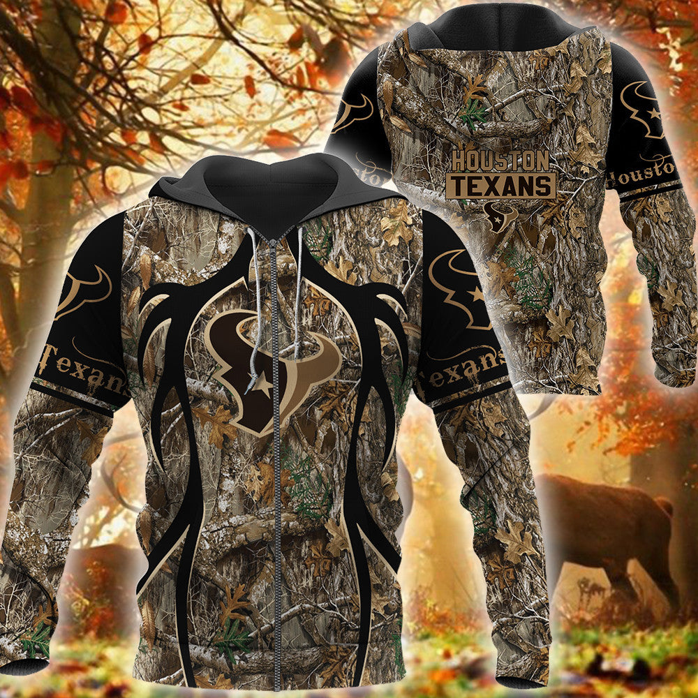 Houston Texans Limited Edition All Over Print Hoodie Sweatshirt Zip Hoodie T shirt Unisex 893