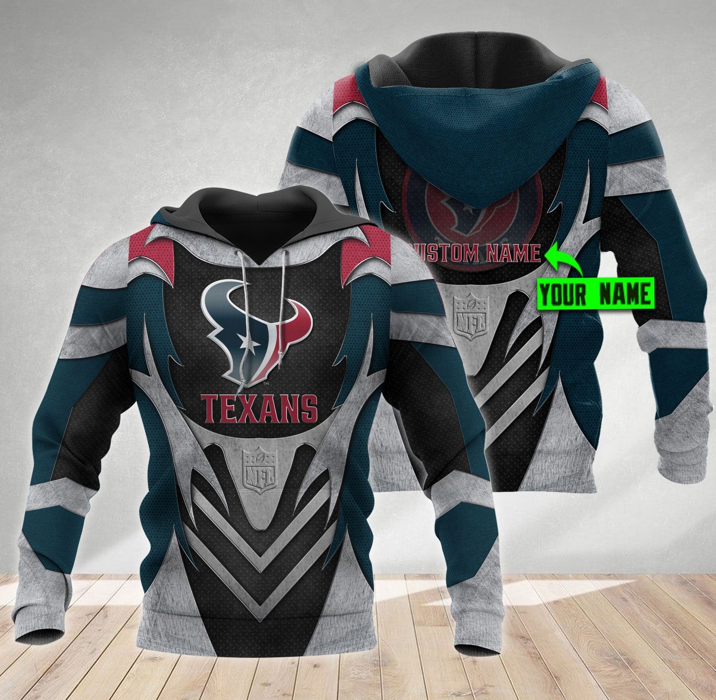 Houston Texans Personalized All Over Printed 460