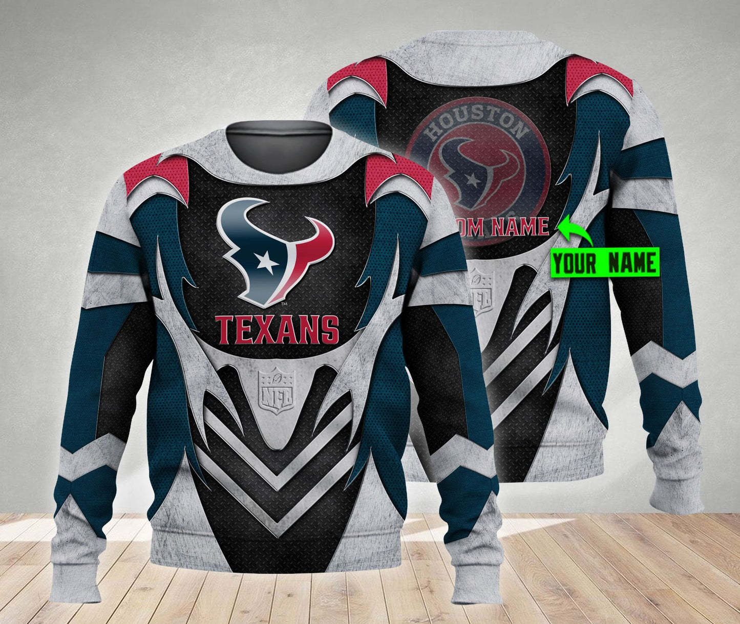 Houston Texans Personalized All Over Printed 460