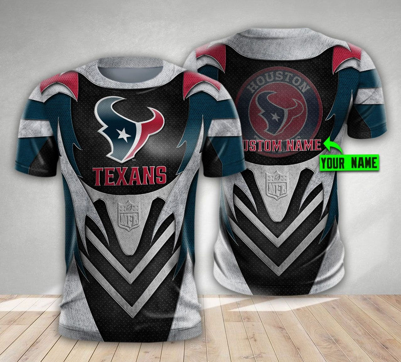 Houston Texans Personalized All Over Printed 460