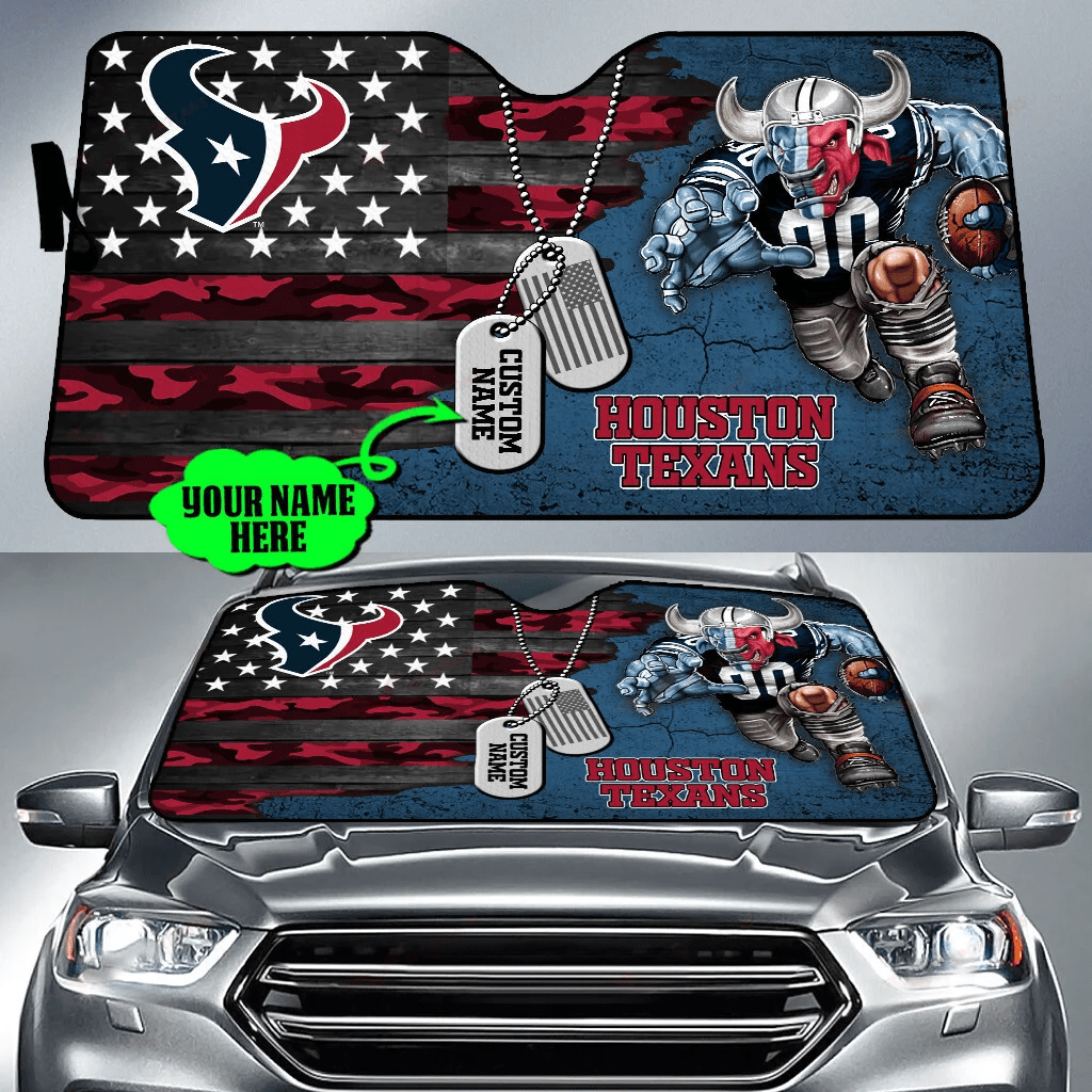 Houston Texans Personalized Auto Sun Shade BG43