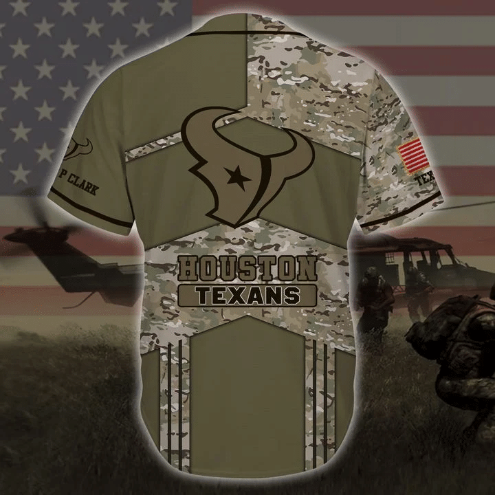 Houston Texans Personalized Baseball Jersey BG123