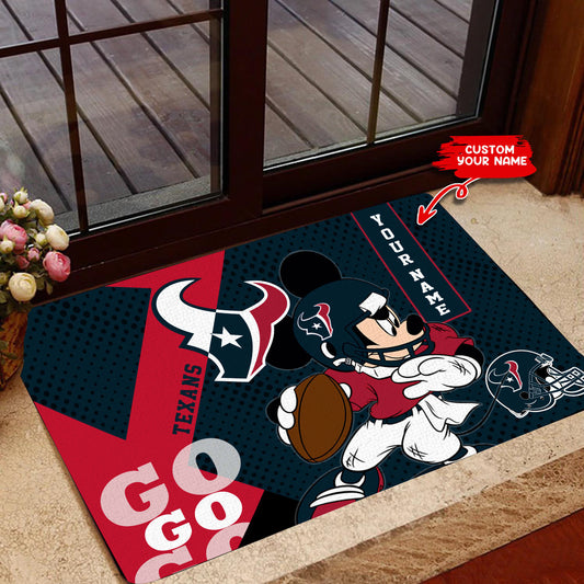 Houston Texans Personalized Doormat BG278