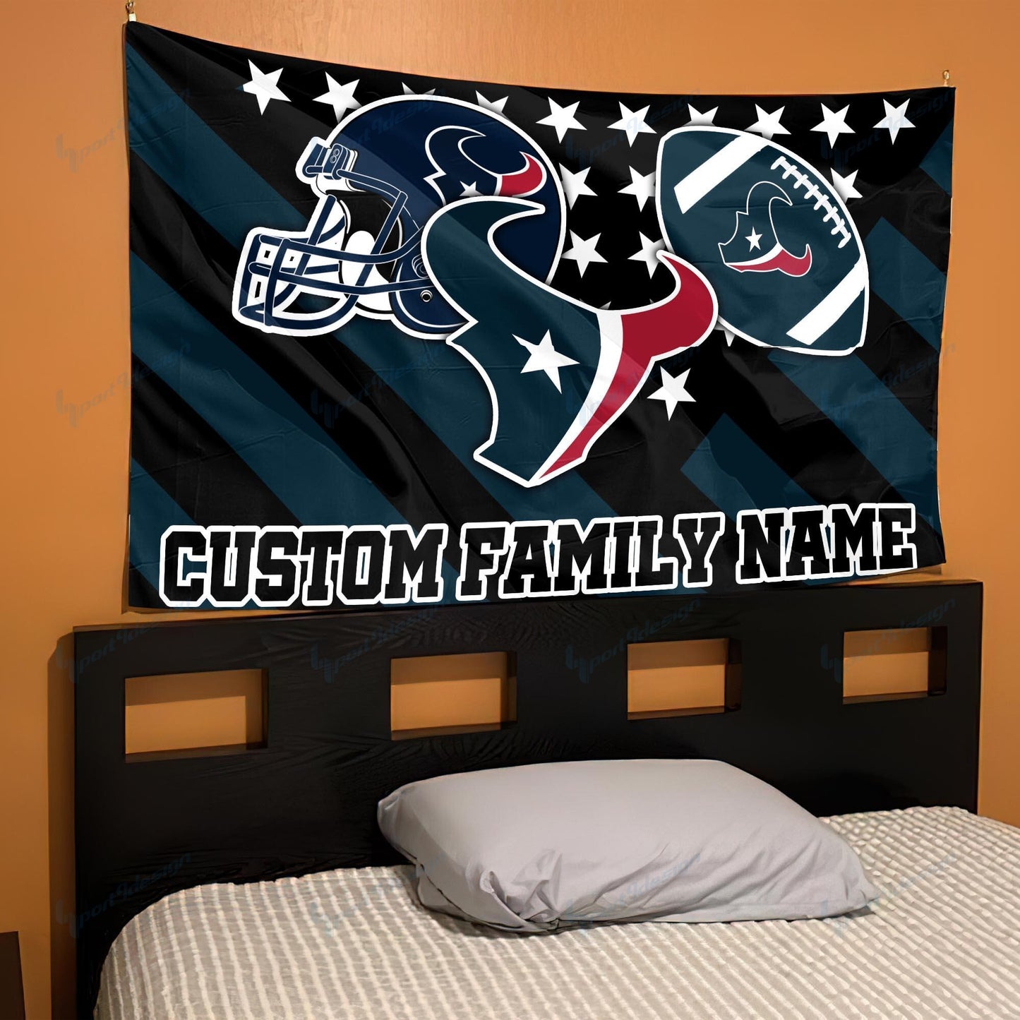 Houston Texans Personalized Flag 76