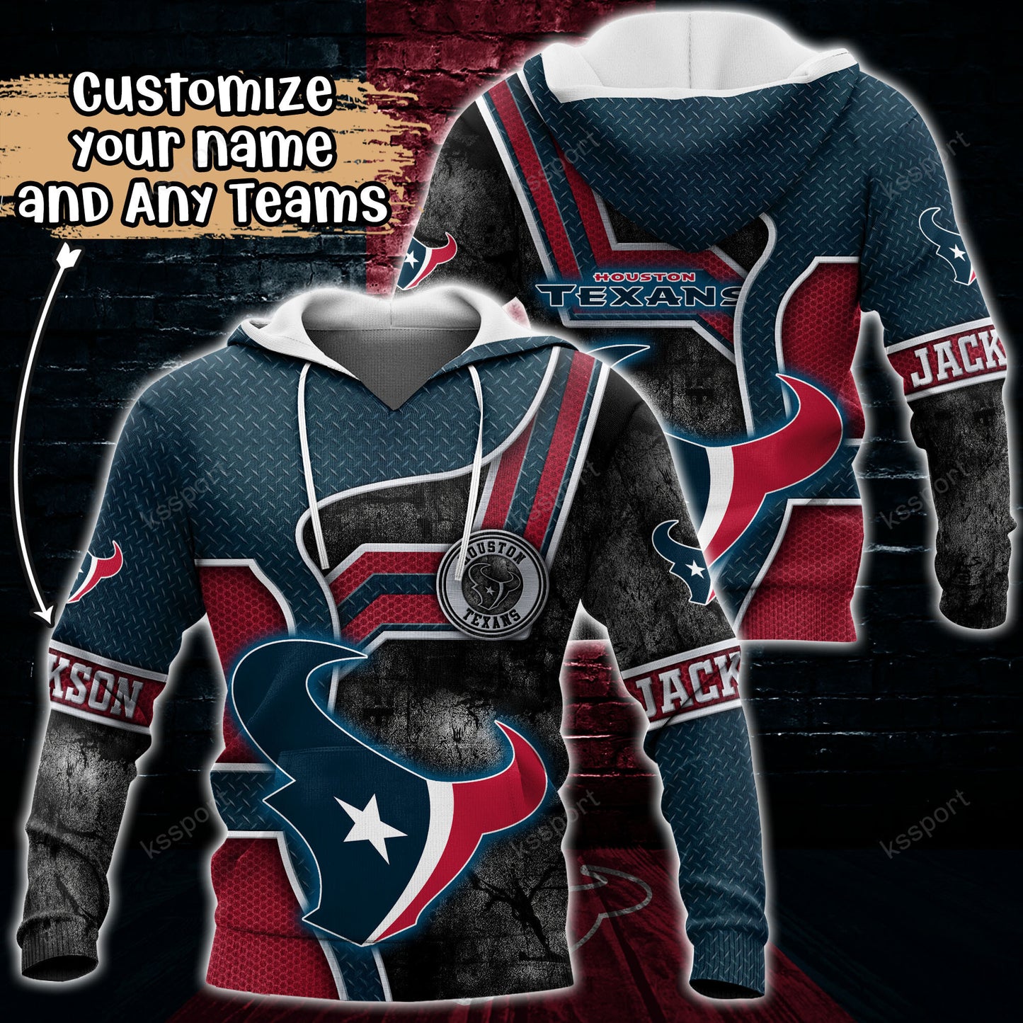 Houston Texans Personalized Hoodie BG896