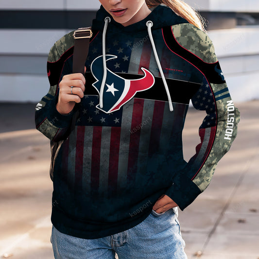 Houston Texans Personalized Leggings And Hoodie BG75
