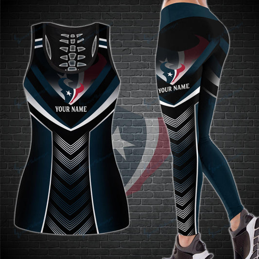 Houston Texans Personalized Leggings And Tank Top BG12