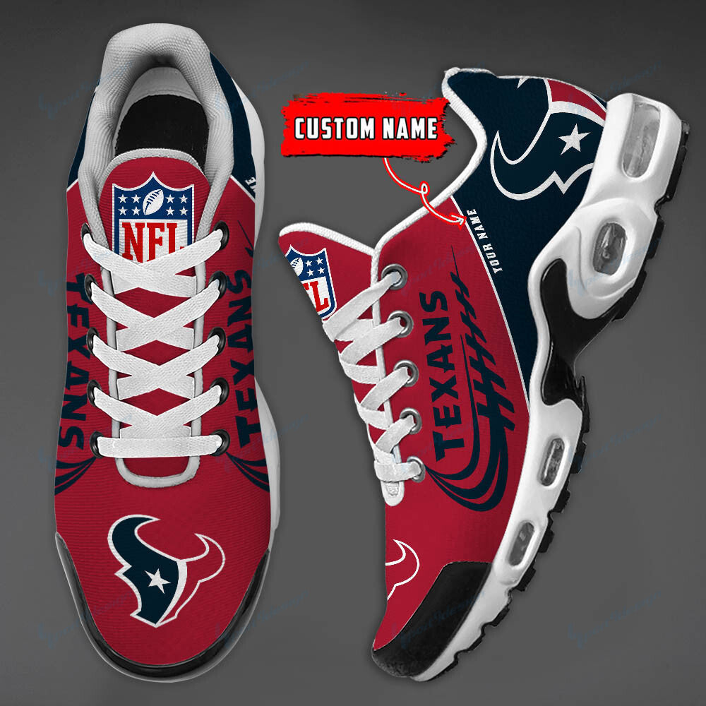 Houston Texans Personalized Plus T-N Youth Sneakers BG13