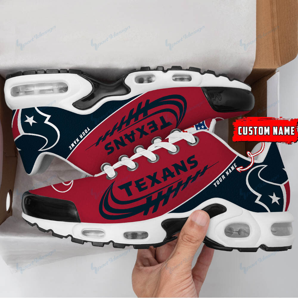 Houston Texans Personalized Plus T-N Youth Sneakers BG13