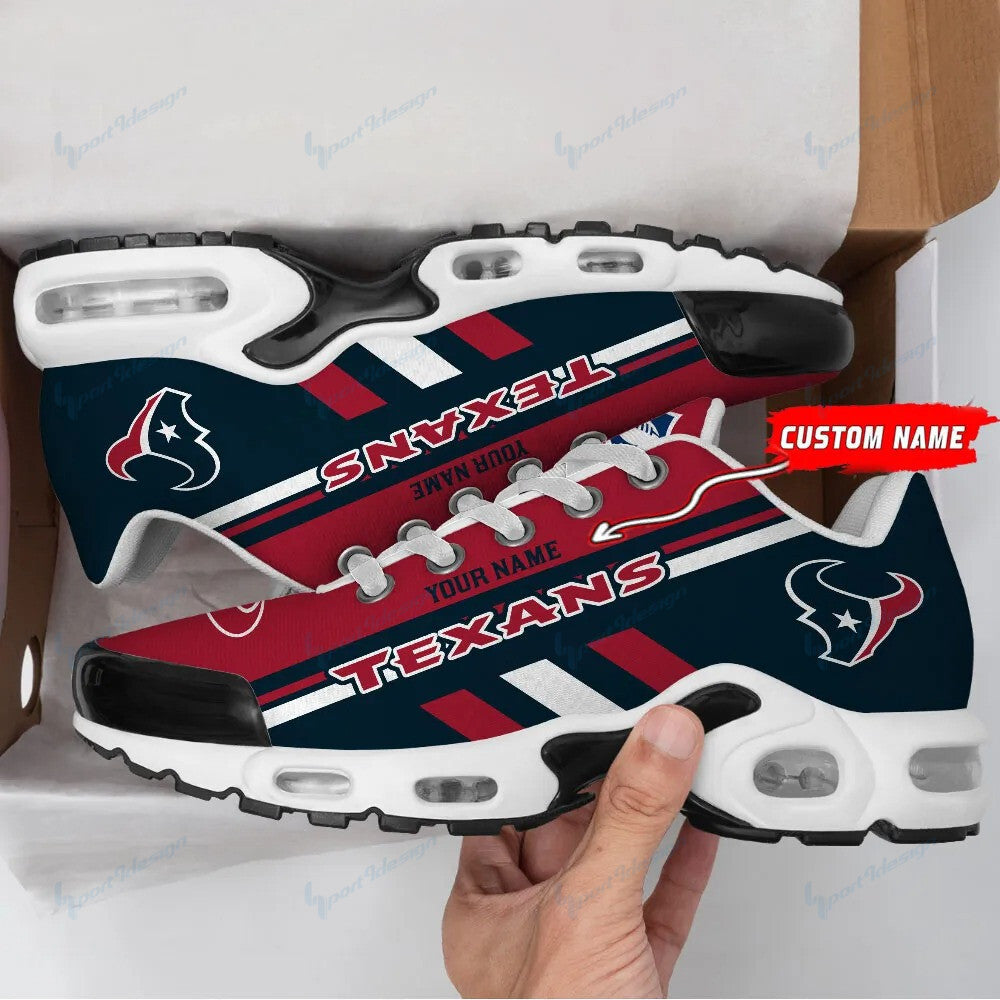 Houston Texans Personalized Plus T-N Youth Sneakers BG60