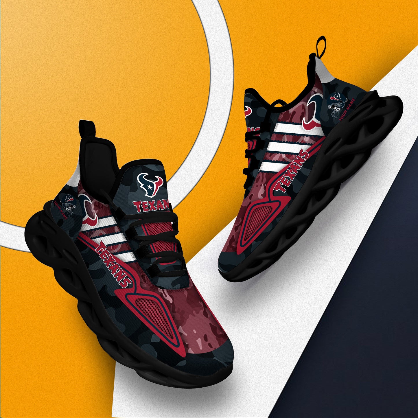 Houston Texans Personalized Yezy Running Sneakers BB244