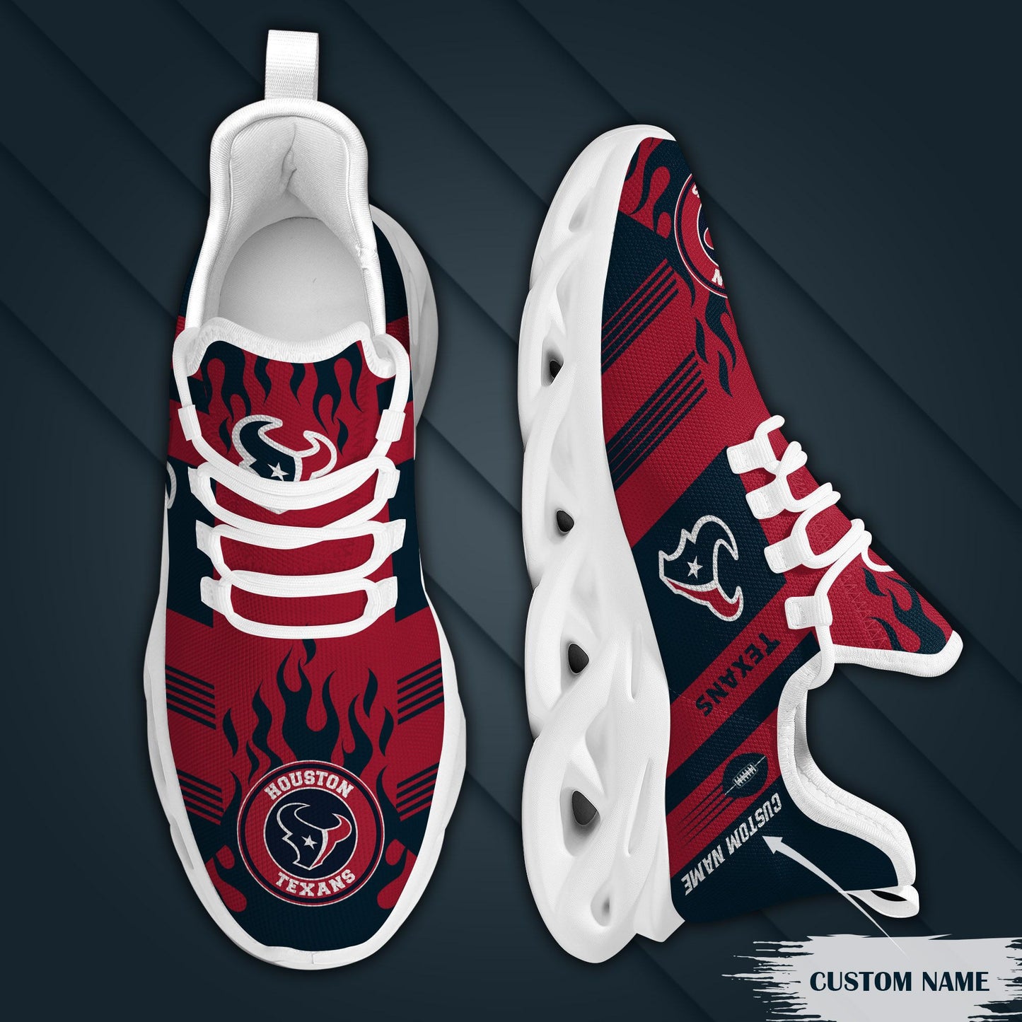 Houston Texans Personalized Yezy Running Sneakers BB577