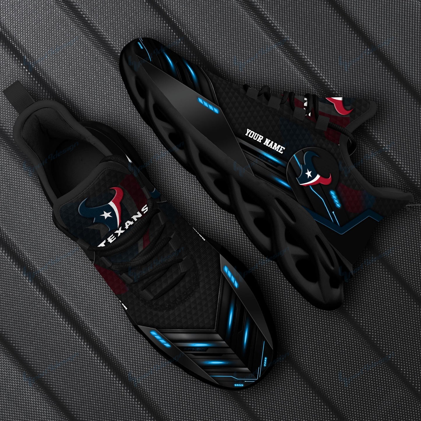 Houston Texans Personalized Yezy Running Sneakers SPD237