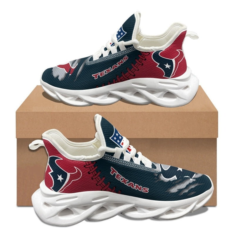 Houston Texans Sneakers 3D Max Soul Shoes