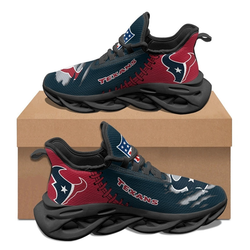 Houston Texans Sneakers 3D Max Soul Shoes