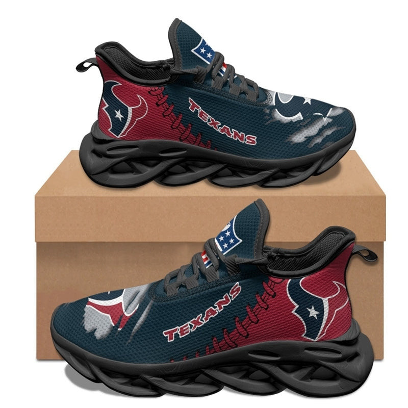 Houston Texans Sneakers 3D Max Soul Shoes