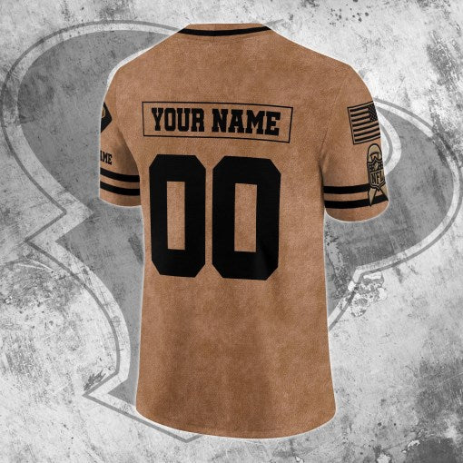 Houston Texans Personalized V-neck Football Jersey Sport Gifts For Fan AZCVFJ077