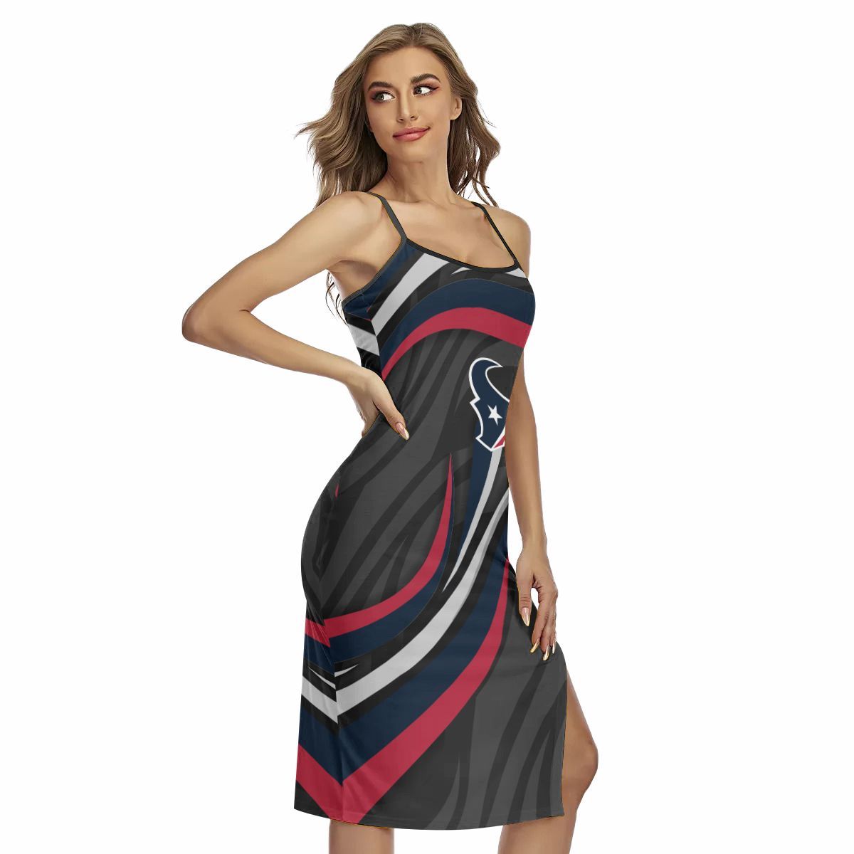 Houston Texans Women’s Back Cross Cami Dress 29